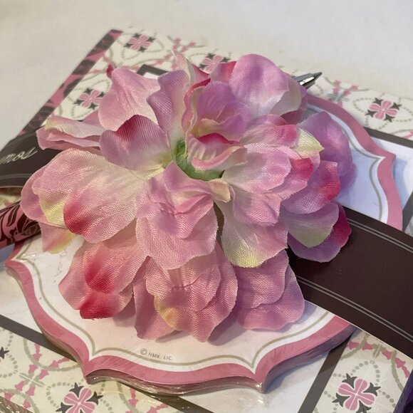 Hallmark 2 Blank Memo Pads 1 Self Stick Pad 1 Pen Stationary Set Floral Bow - Picture 5 of 9